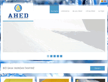 Tablet Screenshot of ahed.com.tr