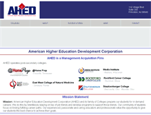 Tablet Screenshot of ahed.com